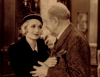 Constance Bennett and Frederick Kerr, in the role of Lord Ponsonby